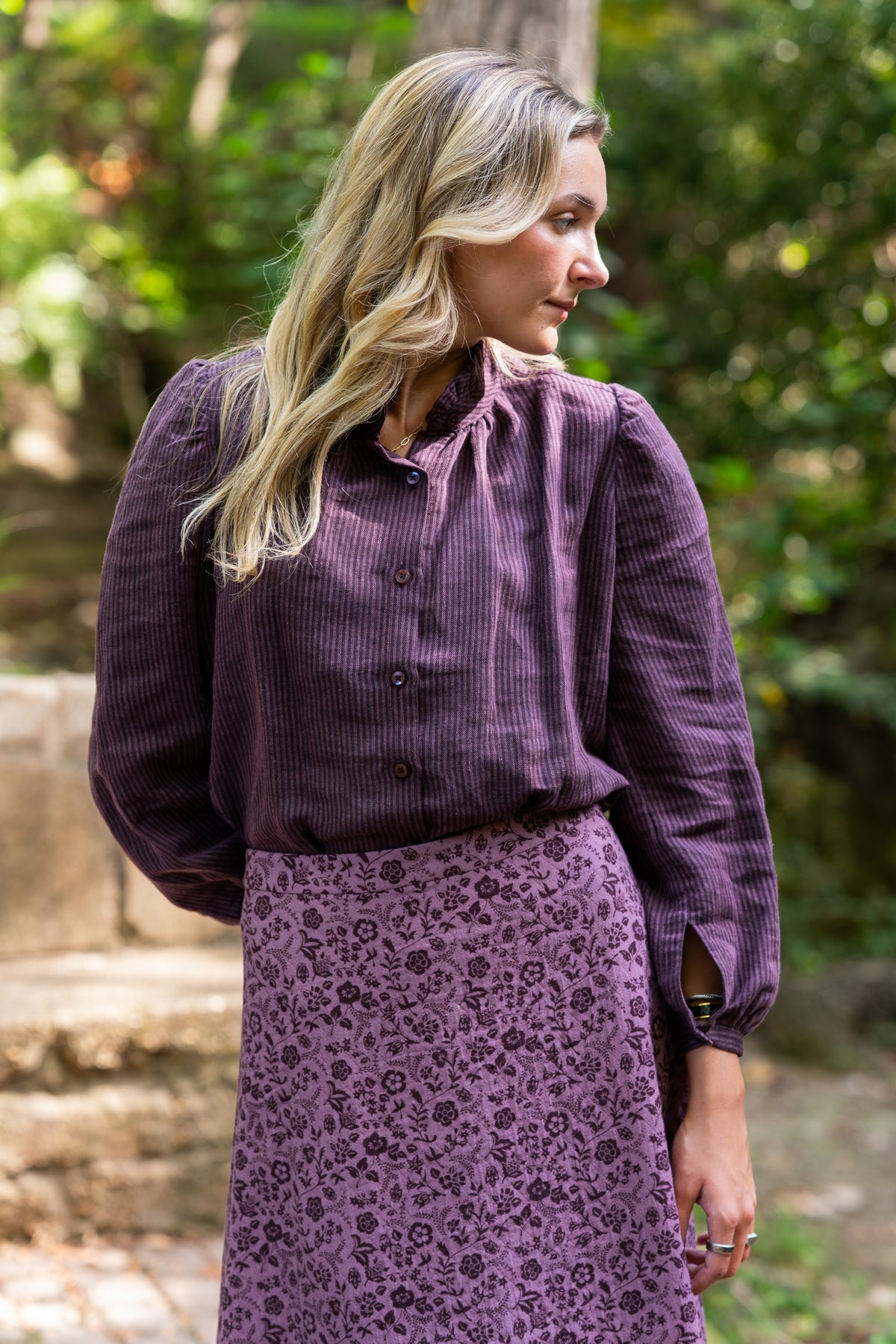 PRE ORDER - The Emmy Plum Stripe